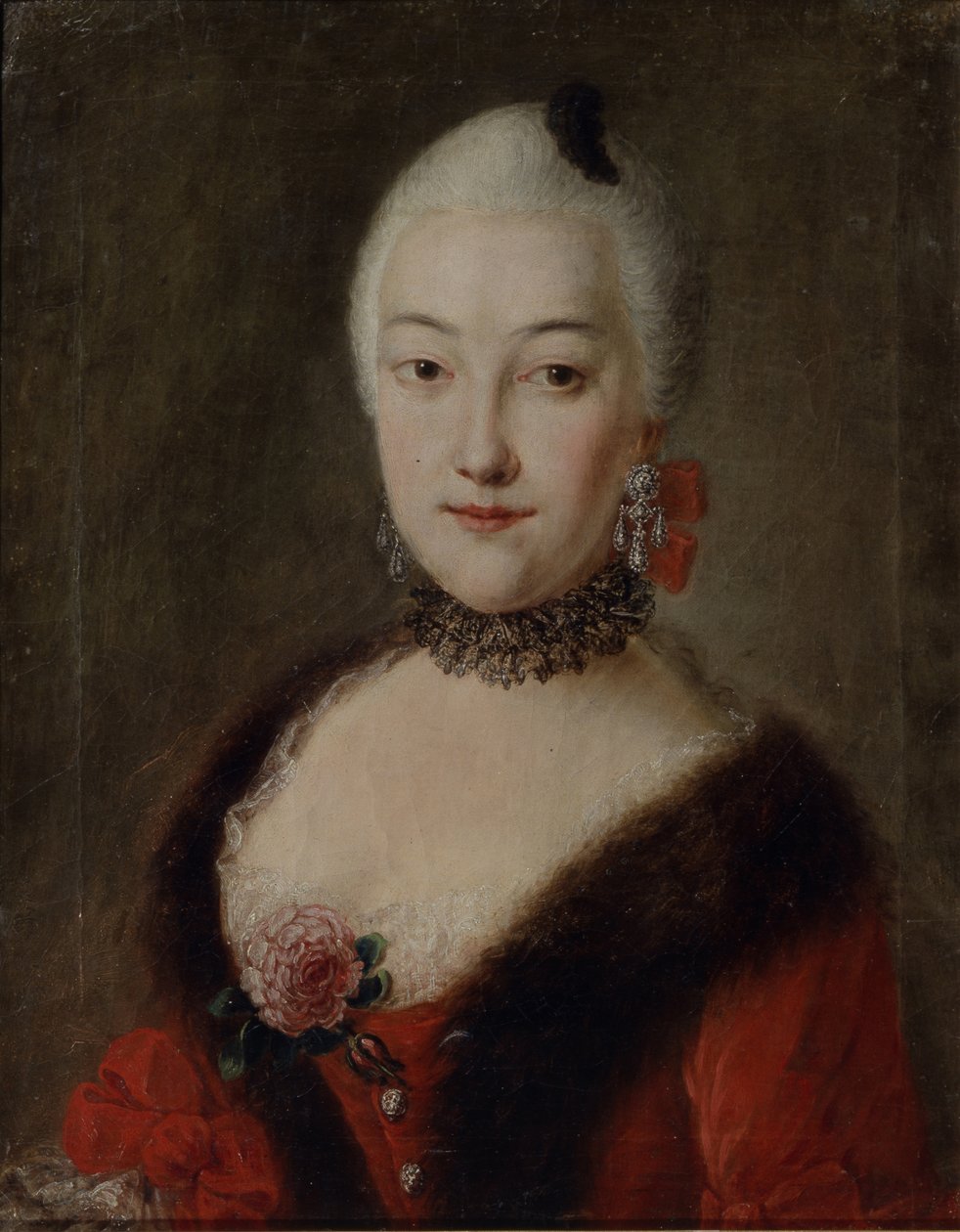 Retrato da condessa Yekaterina Lobanova-Rostovskaya 1735-1802, século XVIII de Unbekannt