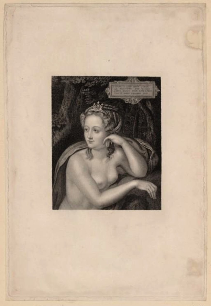 Retrato de Diane de Poitiers 1499-1566, meados do século XVI. de Unbekannt