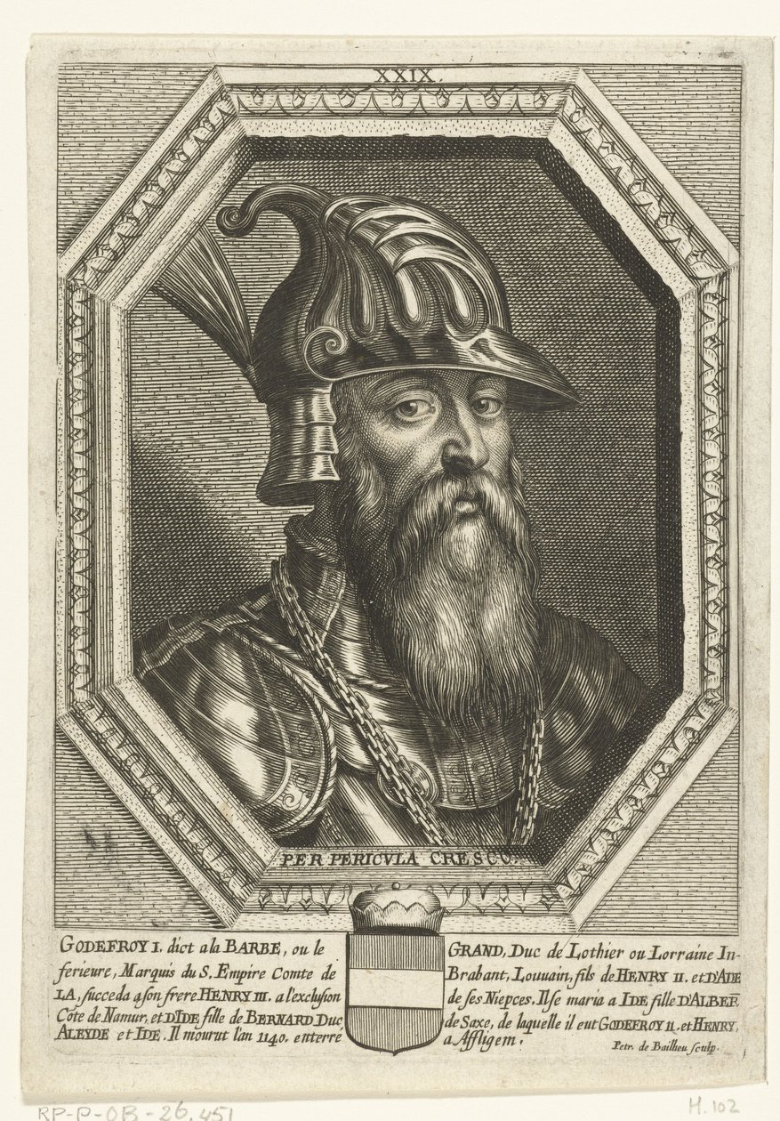 Retrato de Duke Godfried I van Leuven de Unbekannt