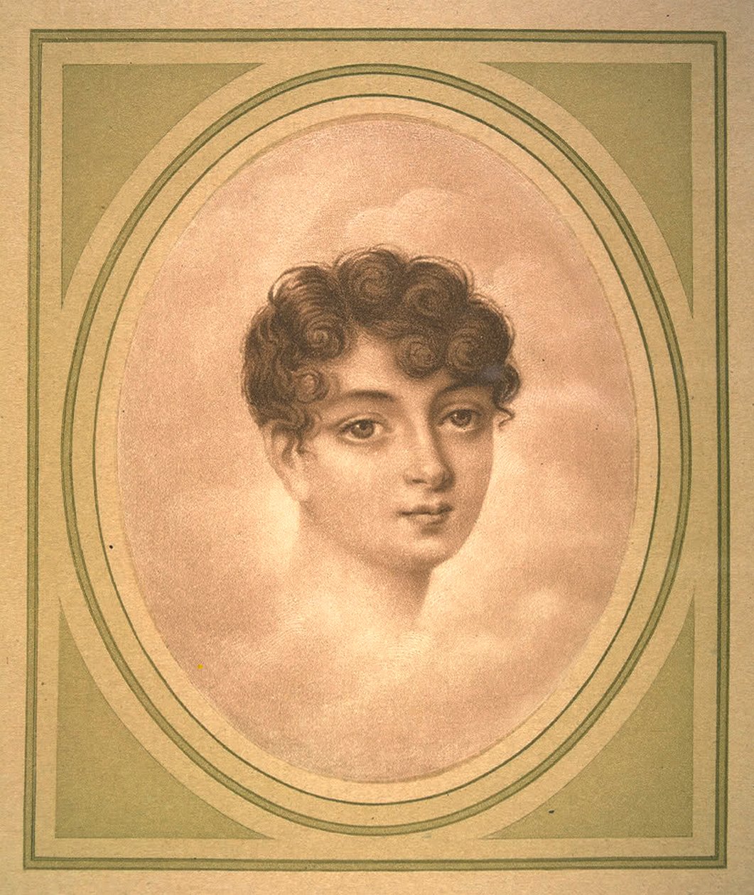 Retrato de Eleanor Denuelle de La Plaigne 1787-1868, início do século XIX. de Unbekannt