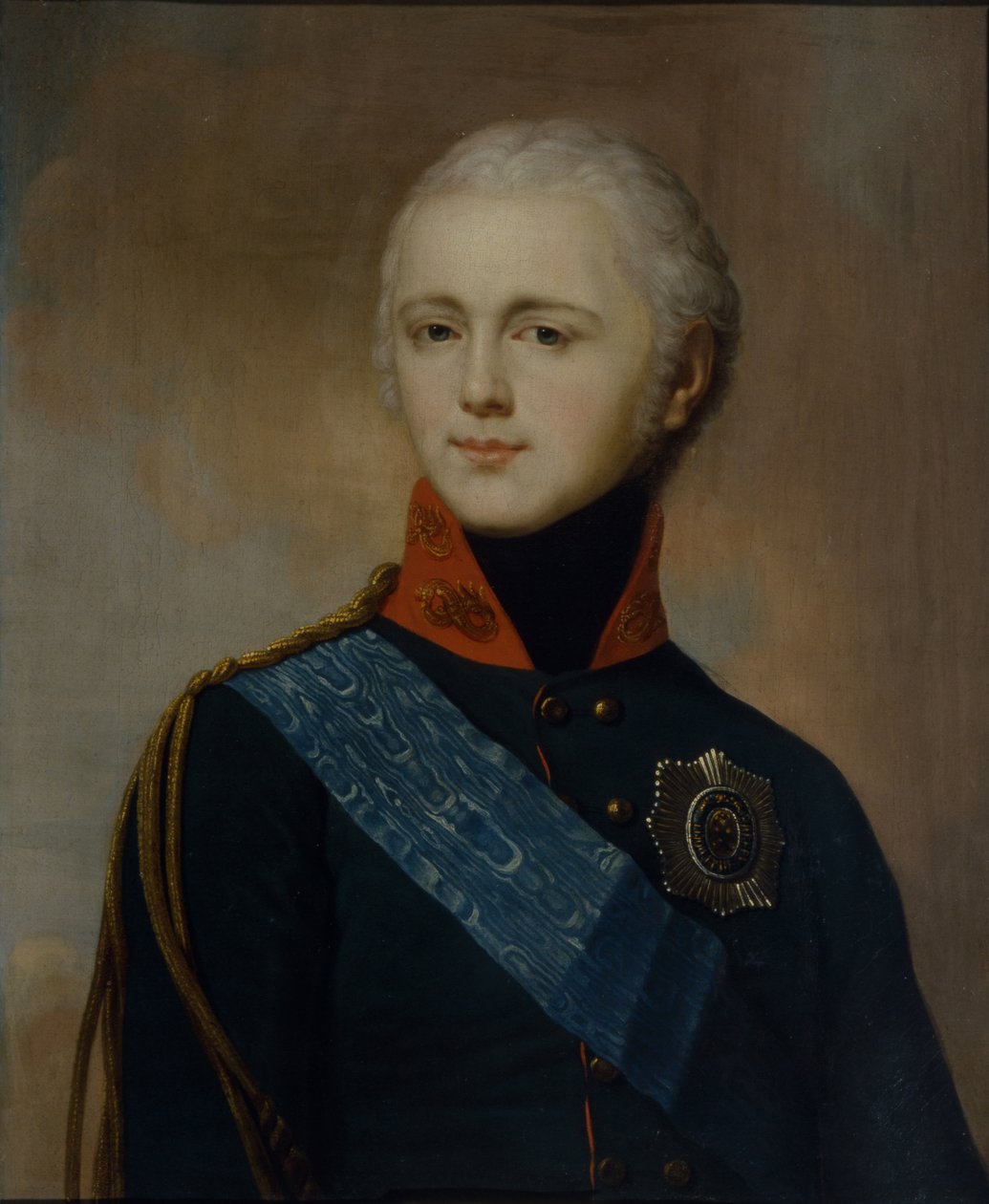 Retrato do imperador Alexandre I 1777-1825 de Unbekannt