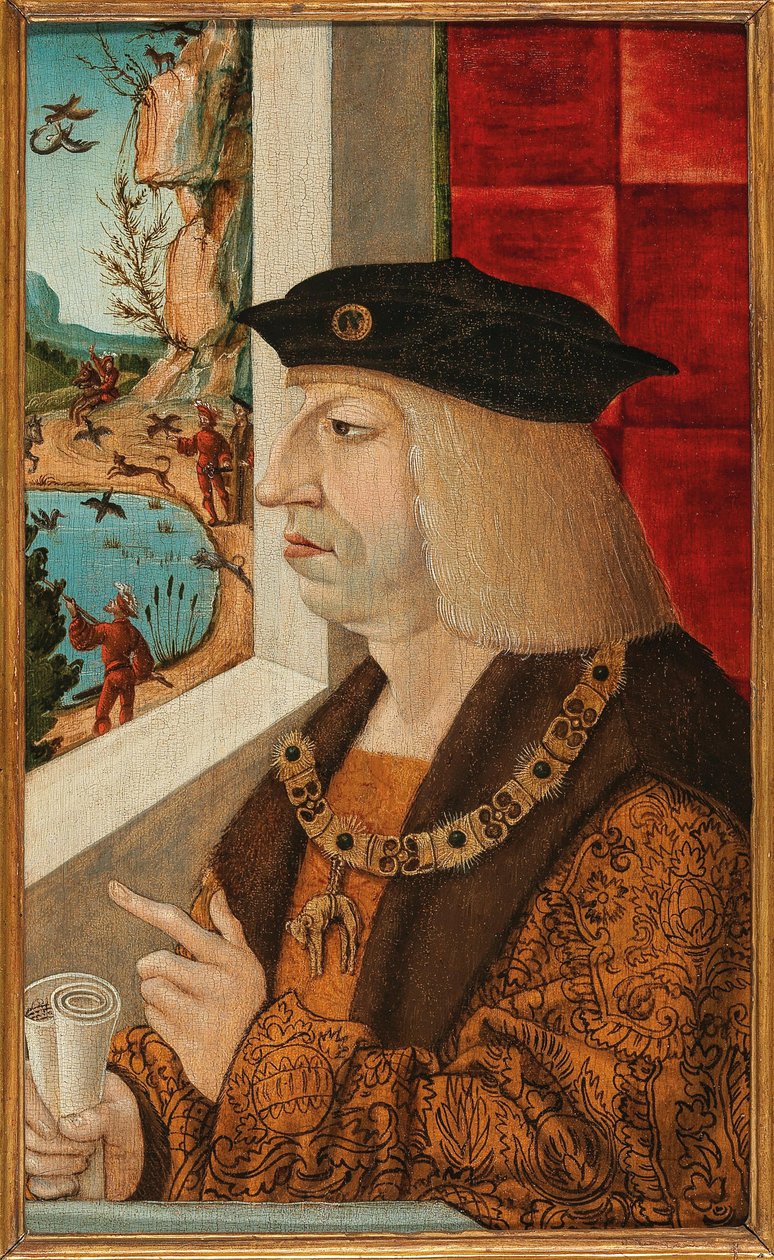 Retrato do Imperador Maximiliano I 1459-1519, século XVI. de Unbekannt