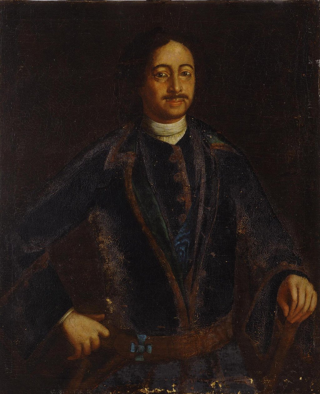 Retrato do Imperador Pedro I, o Grande, 1672-1725, início do século XVIII de Unbekannt