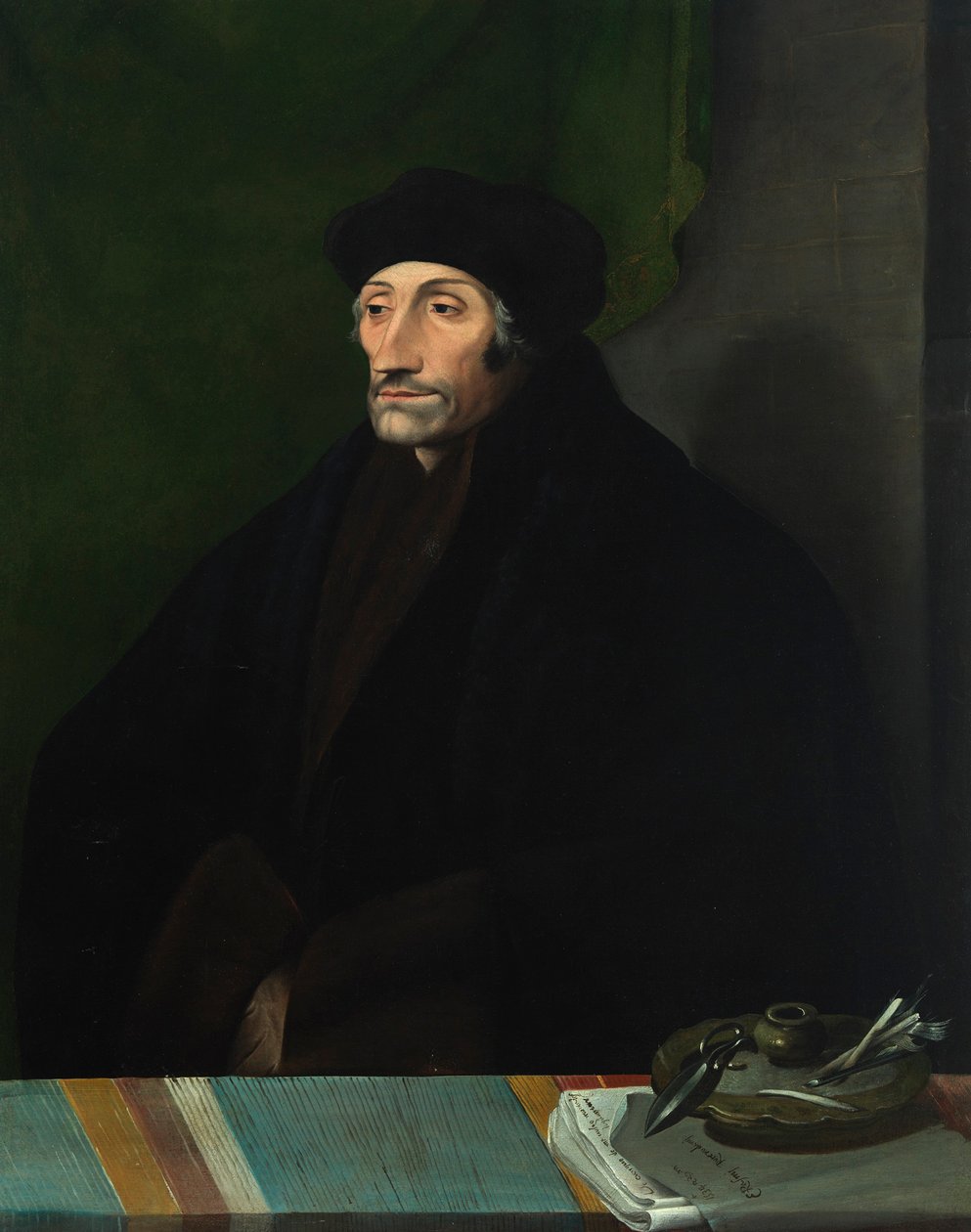 Retrato de Erasmo de Rotterdam 1467-1536, século XVI. de Unbekannt
