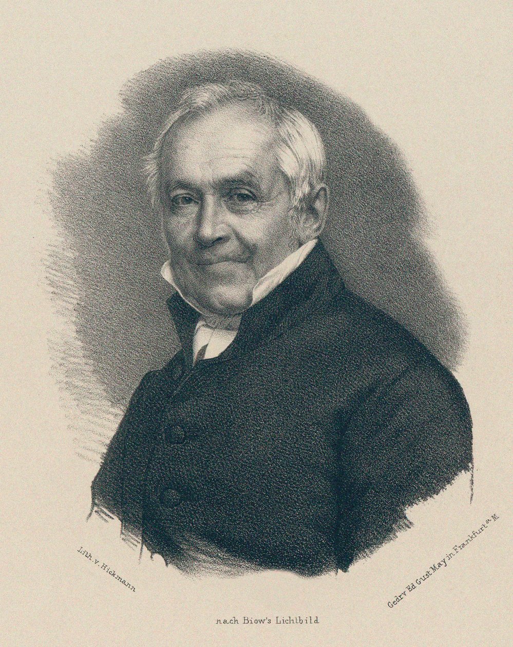 Retrato de Ernst Moritz Arndt 1769-1860. de Unbekannt