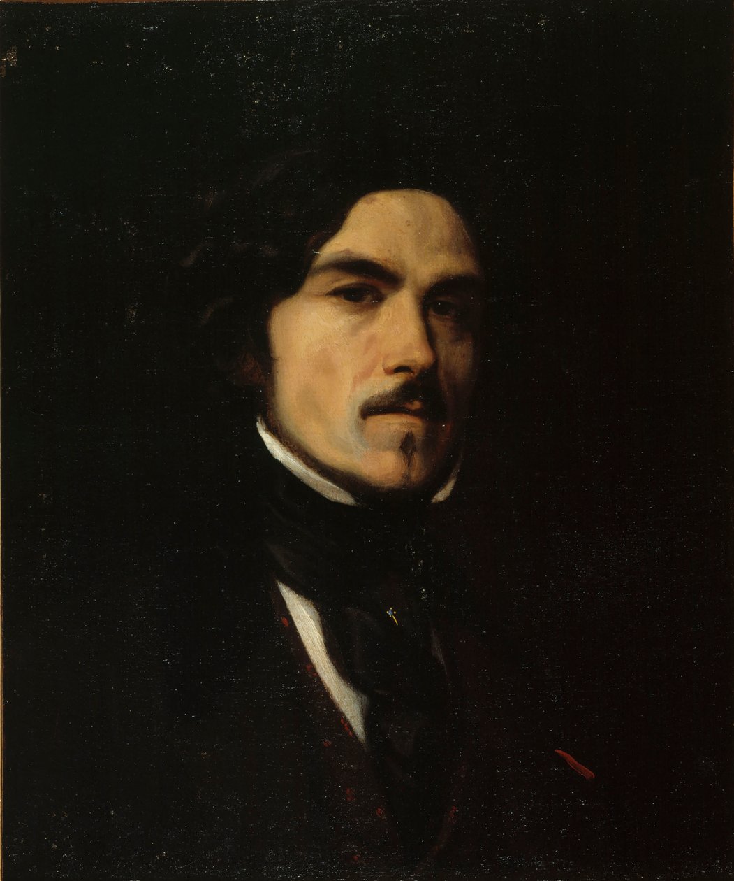 Retrato de Eugène Delacroix 1798-1863, c. 1840. de Unbekannt