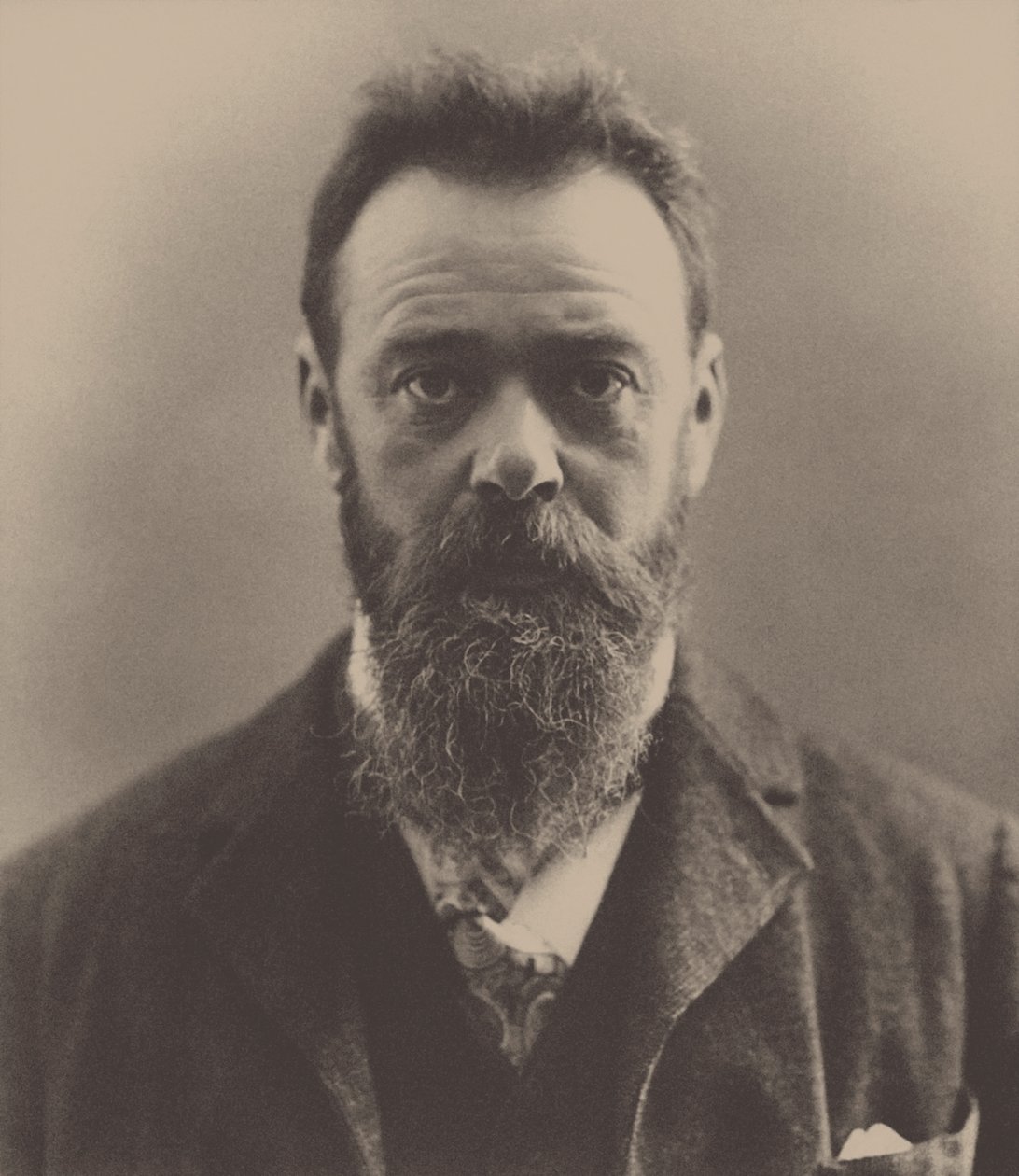 Retrato de Ferdinand Hodler 1853-1918. de Unbekannt