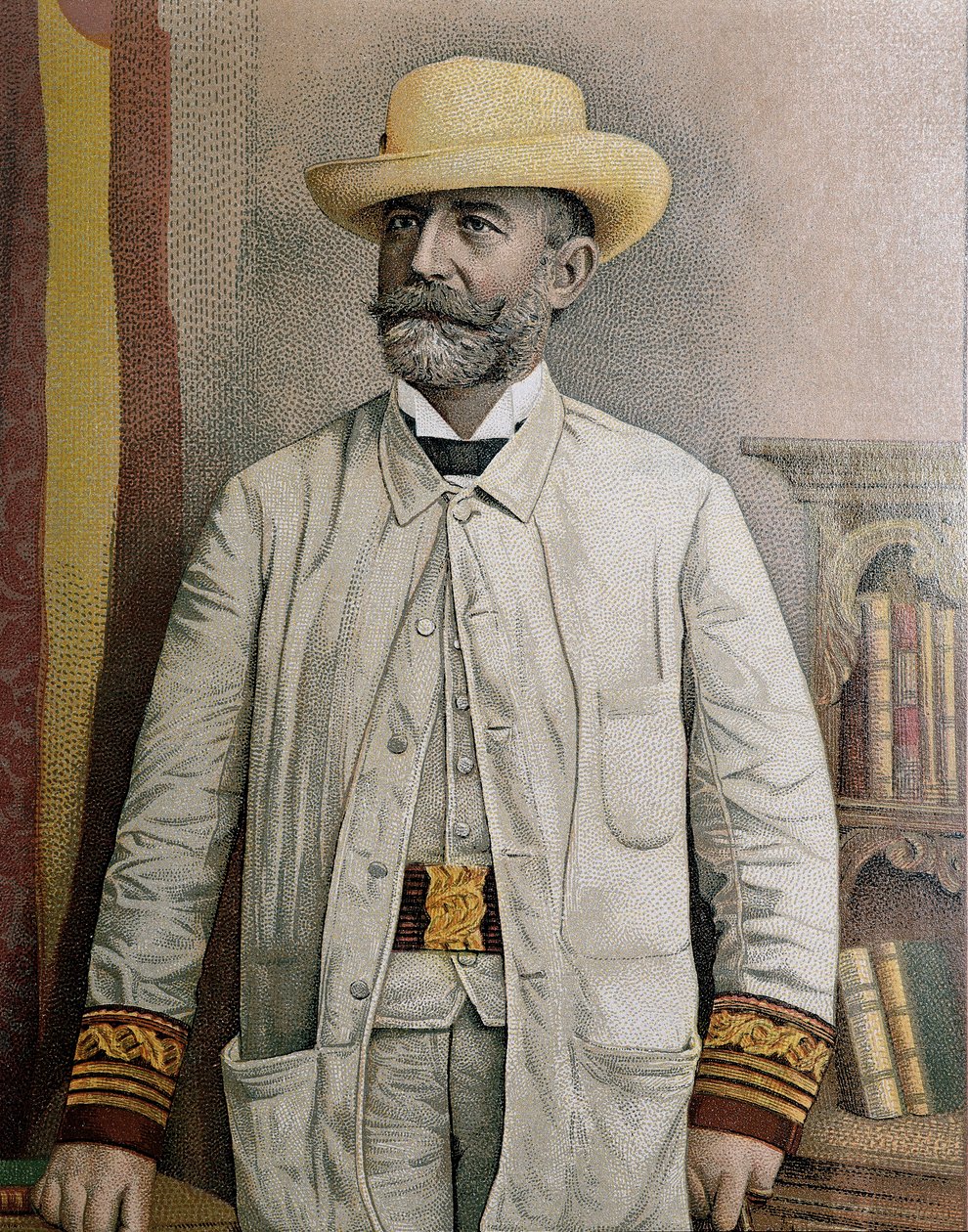 Retrato de Fidel Alonso Santocildes (1844-1895), ilustração de Unbekannt