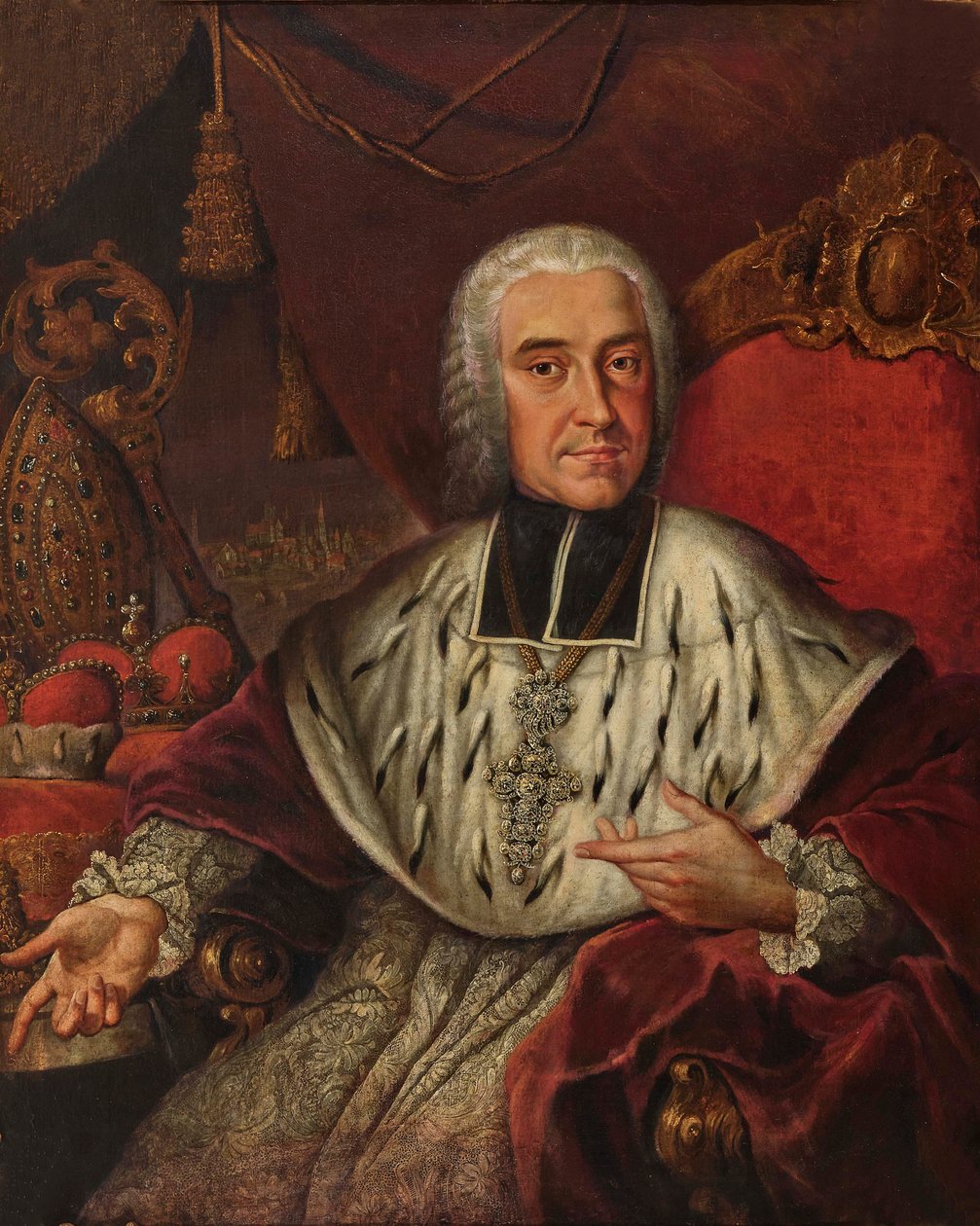 Retrato de Francis Louis de Palatinate-Neuburg 1664-1732, Primeiro terço do século XVIII. de Unbekannt
