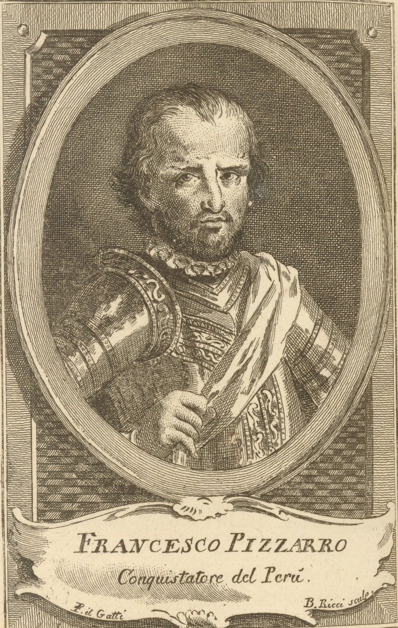 Retrato de Francisco Pizarro, 1778. de Unbekannt