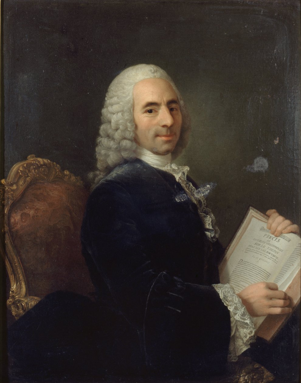 Retrato de François Quesnay 1694-1774, 1743. de Unbekannt
