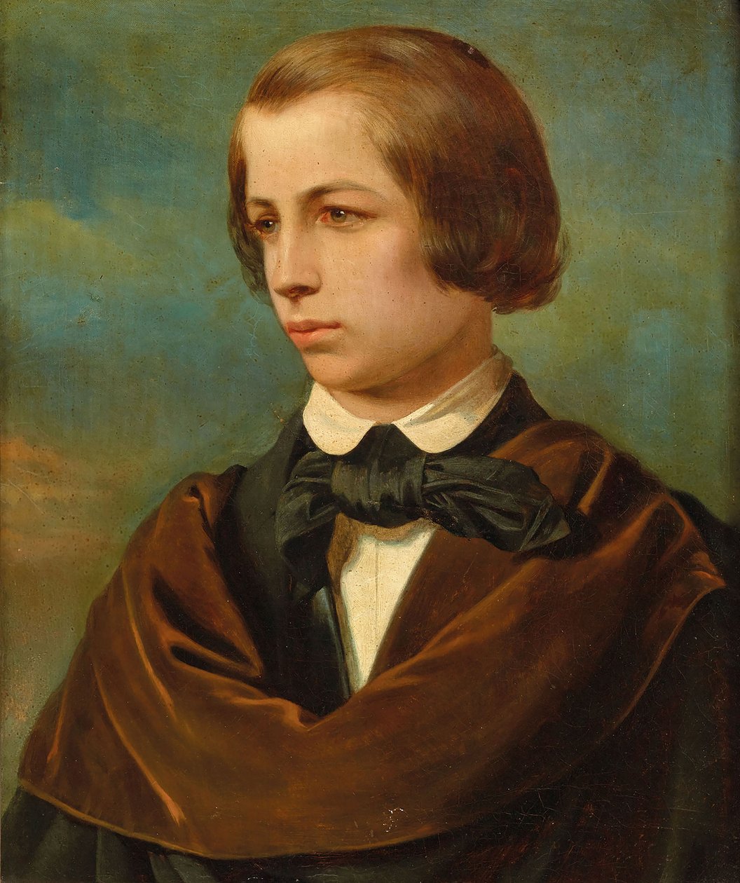 Retrato de Franz Liszt 1811-1886, c. 1830. de Unbekannt