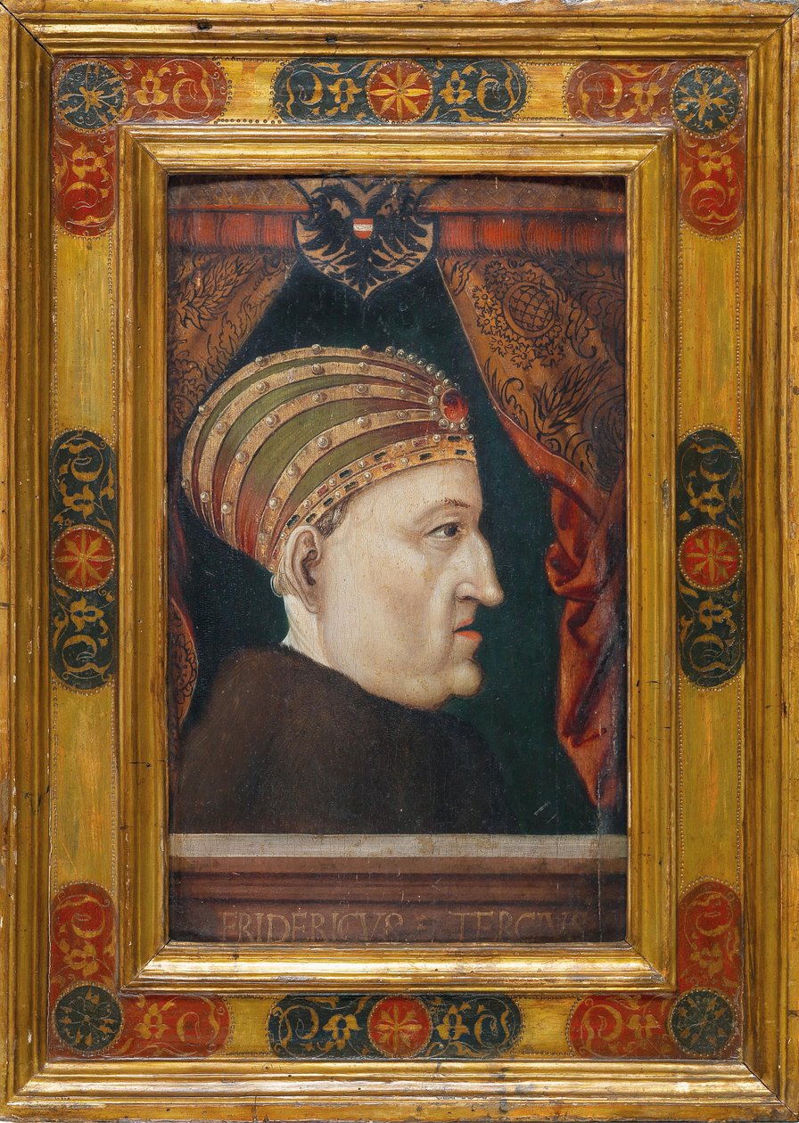 Retrato de Frederico III 1415-1493, Santo Imperador Romano, 1552. de Unbekannt