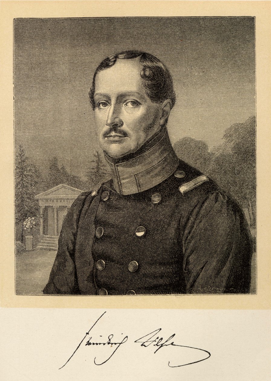 Retrato de Frederico Guilherme III da Prússia 1797-1840. de Unbekannt