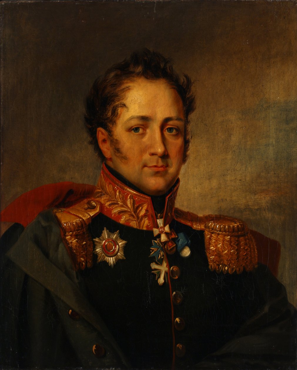Retrato do general Alexander Alexandrovich Pisarev 1780-1848, primeiro trimestre do século XIX. de Unbekannt