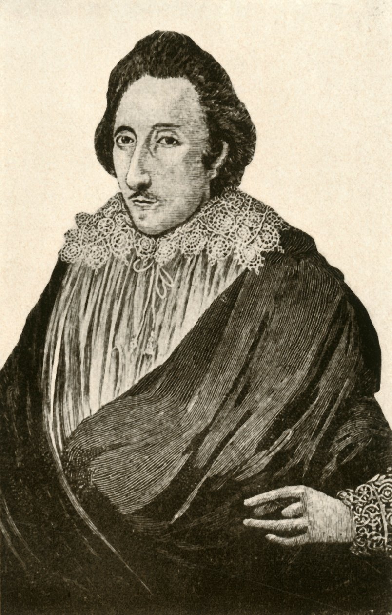 Retrato de George Percy, em camisa completa de linho da Holanda usada com gibão, c1610-1620, 1937. de Unbekannt