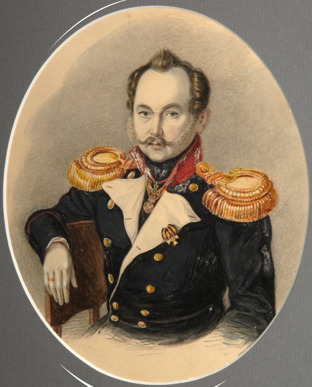Retrato de Grigory Maximovich Rehbinder de Unbekannt