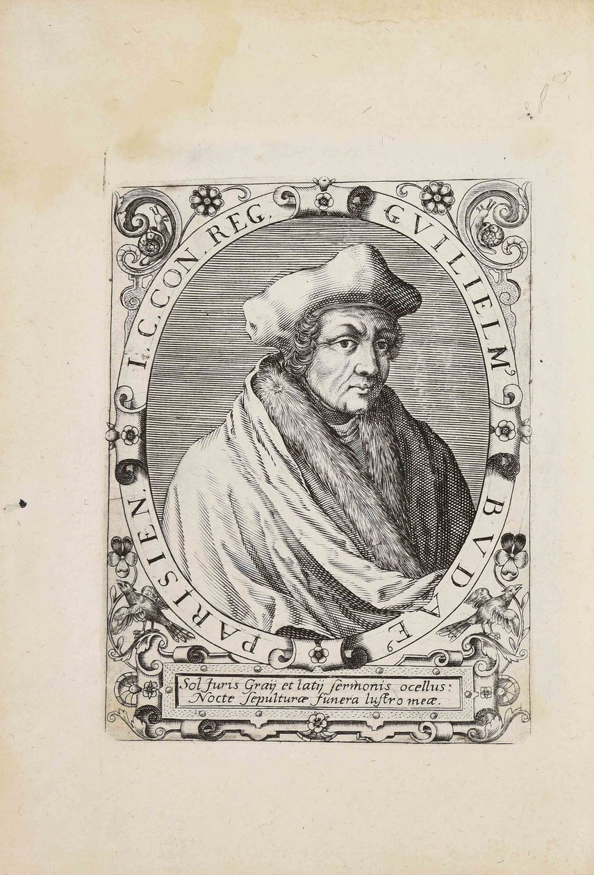 Retrato de Guillaume Budé 1467-1540, 1627. de Unbekannt