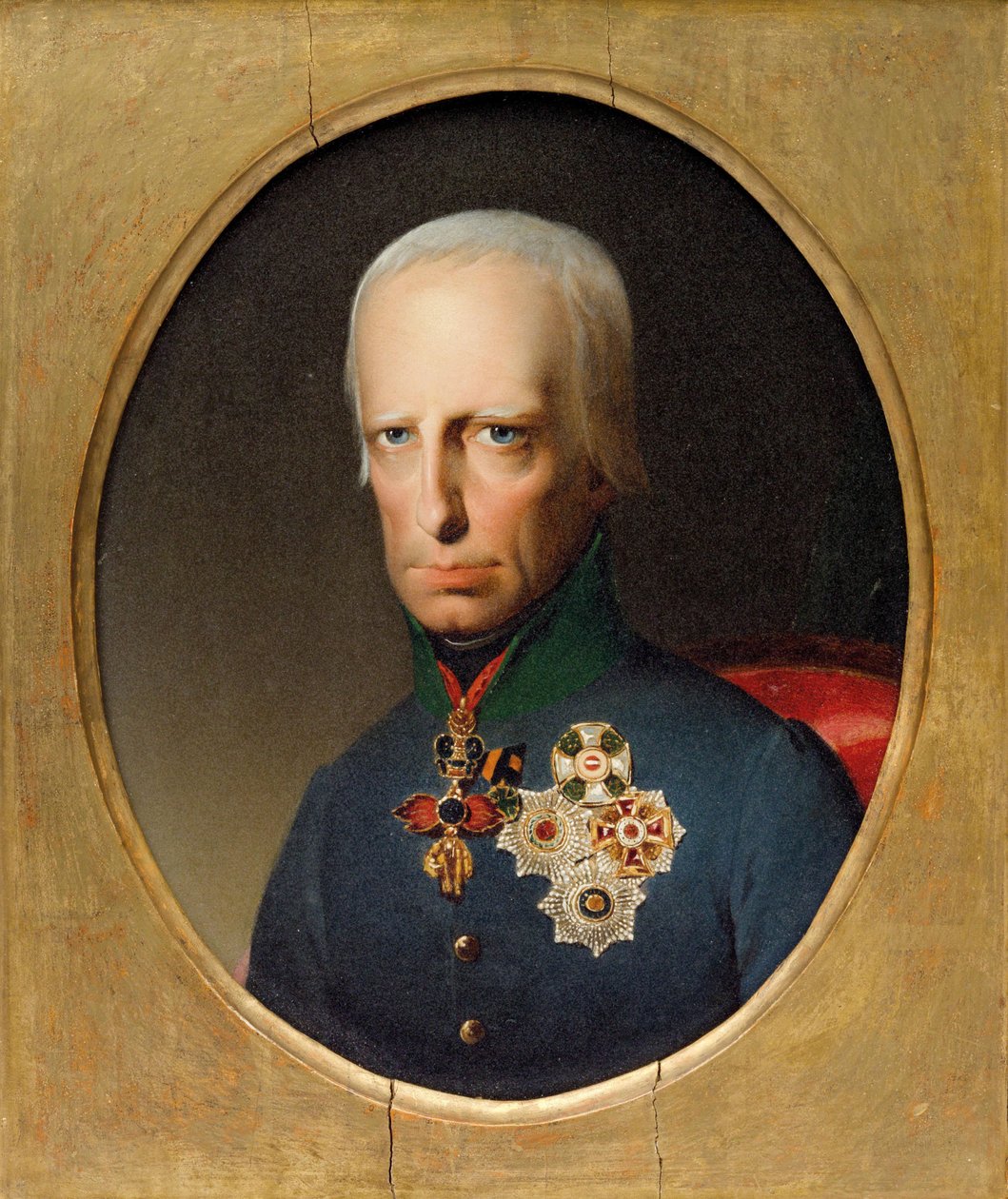 Retrato do Sacro Imperador Romano Francisco II 1768-1835, c. 1830 de Unbekannt