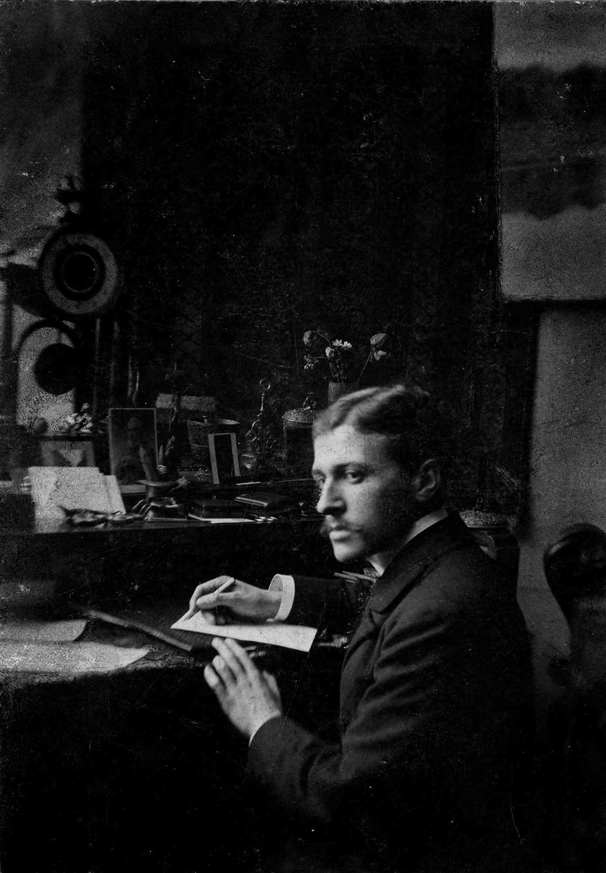 Retrato de Hugo von Hofmannsthal 1874-1929, ca 1899. de Unbekannt