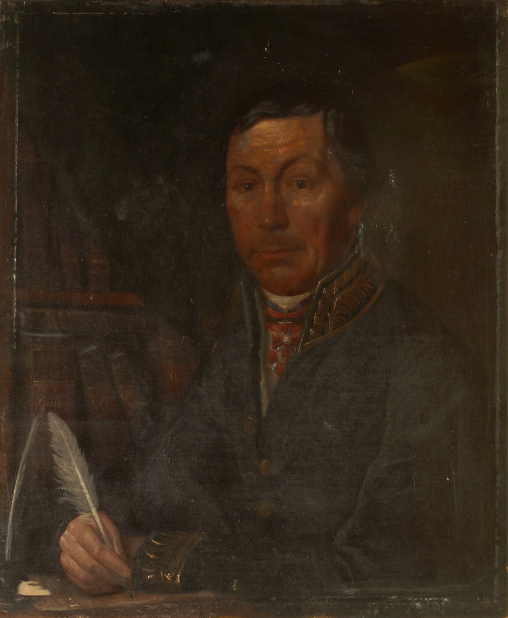 Retrato de Ivan Ivanovich Martynov 1777-1807, 1800 de Unbekannt