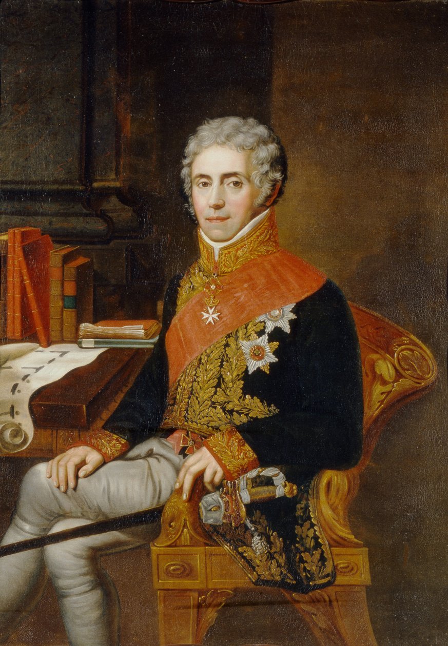 Retrato de Ivan Vasilyevich Tutolmin 1751-1839, segunda metade do século XVIII. de Unbekannt