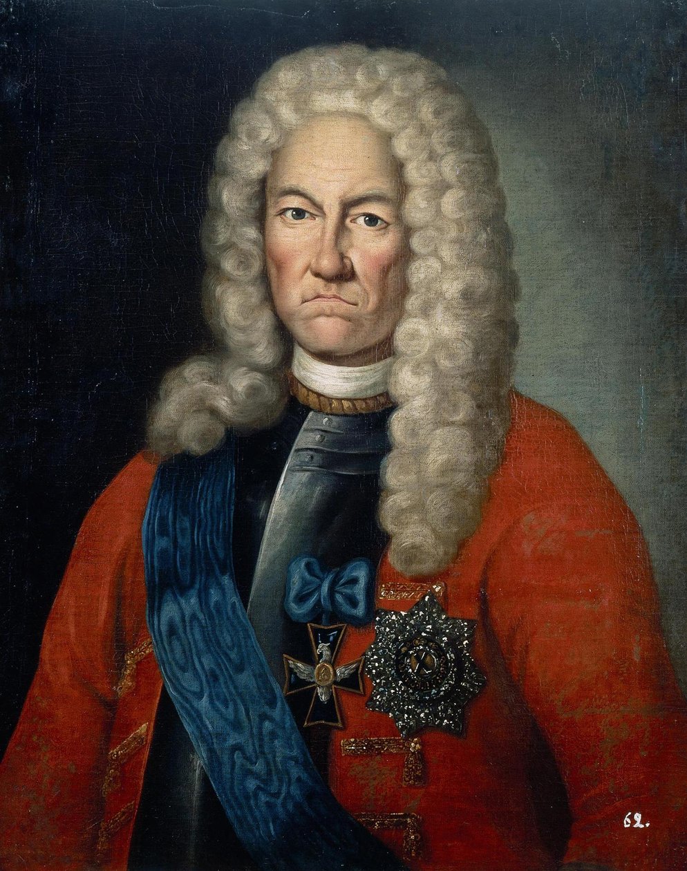 Retrato de Jacob Daniel Bruce 1669-1735, primeiro terço do século XVIII de Unbekannt