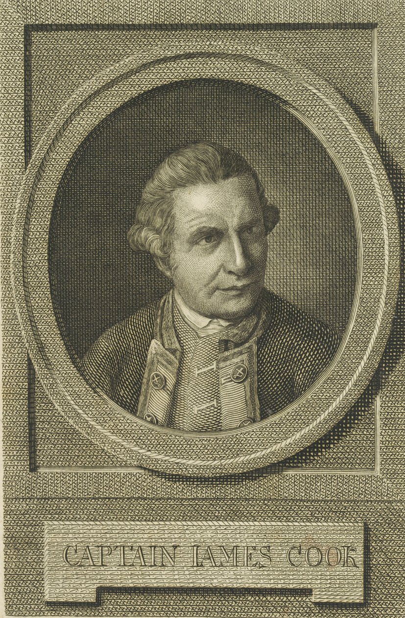 Retrato de James Cook, depois de 1771. de Unbekannt
