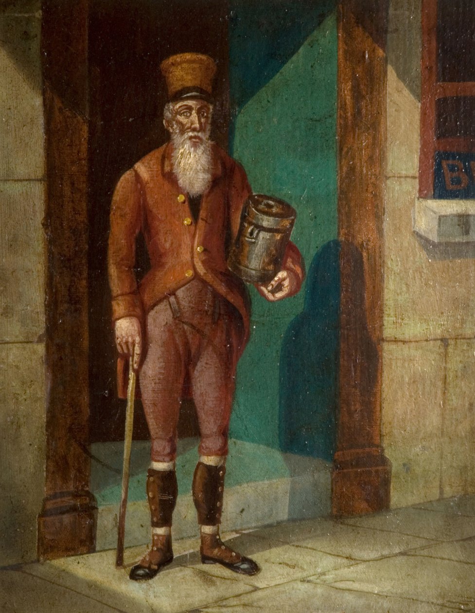 Retrato de James Guidney, conhecido como Jimmy the Rockman, 1782-1866, [sem data, início do século XIX]. de Unbekannt