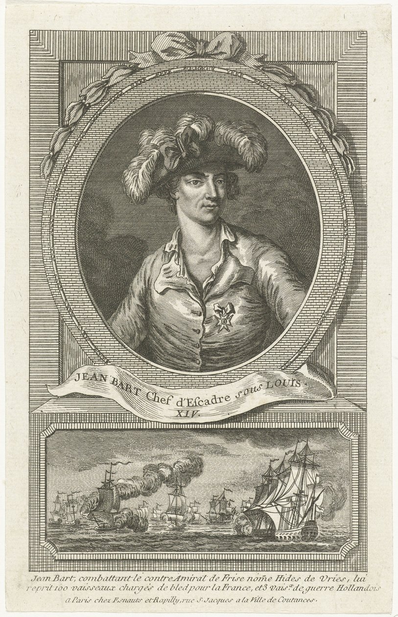 Retrato de Jean Bart 1650-1702, 1694. de Unbekannt