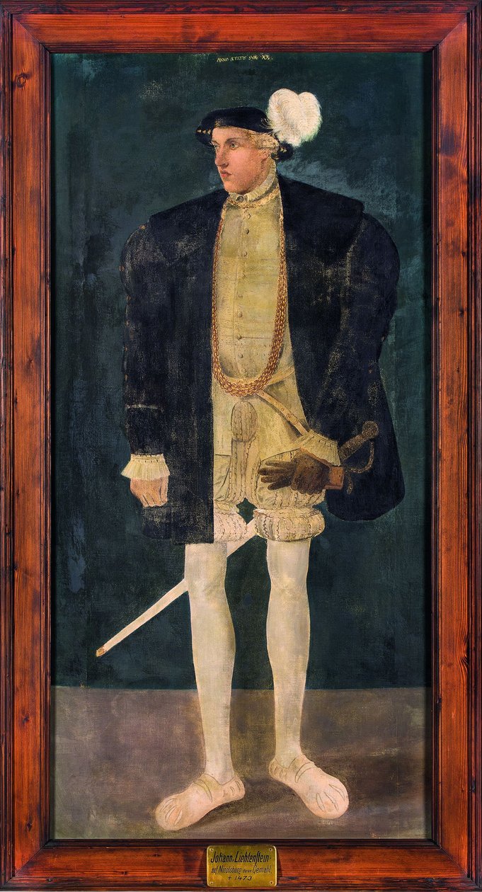 Retrato de Johann V Hanns, do Liechtenstein. de Unbekannt