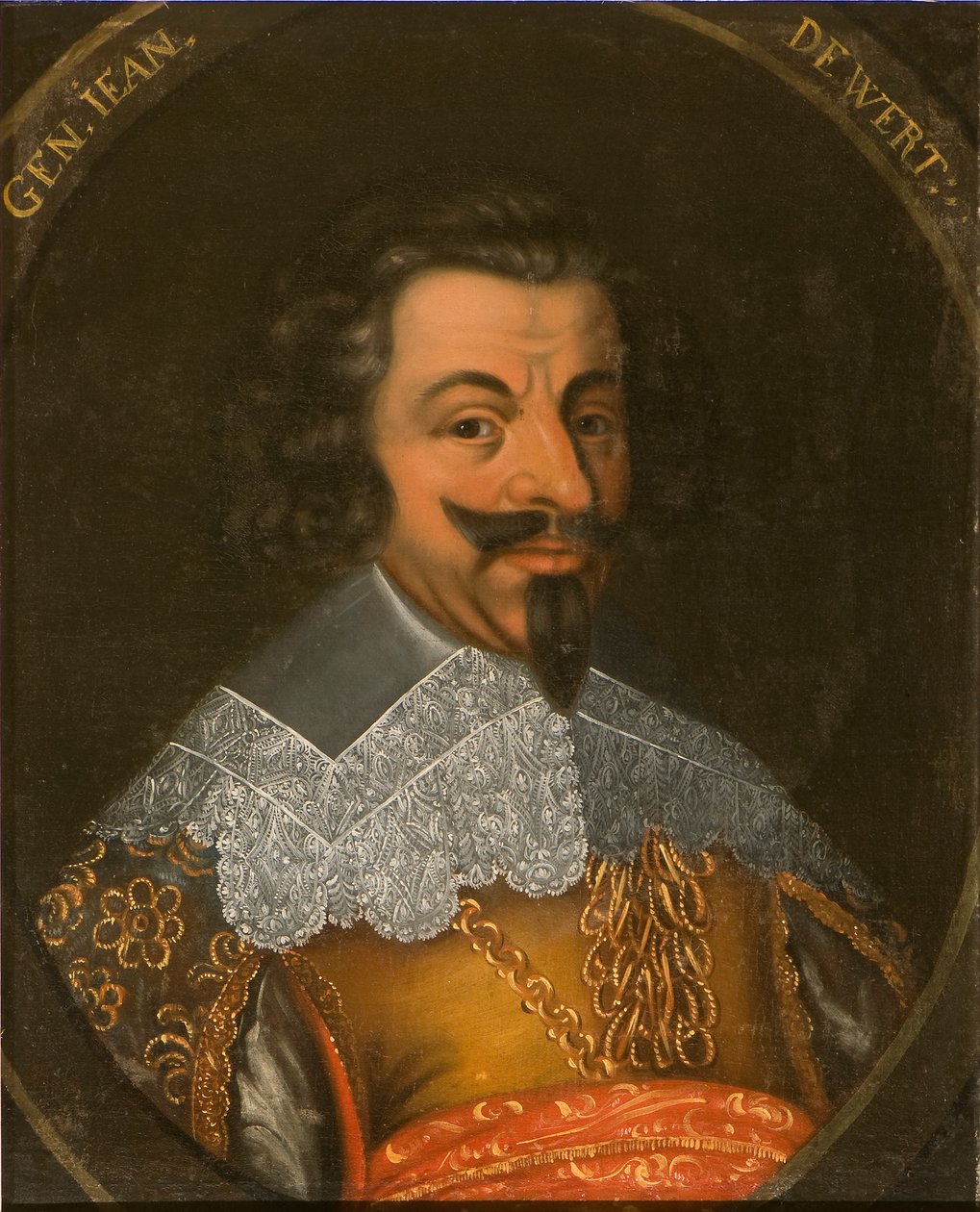 Retrato de Johann von Werth 591-1652, primeira metade do séc. de Unbekannt