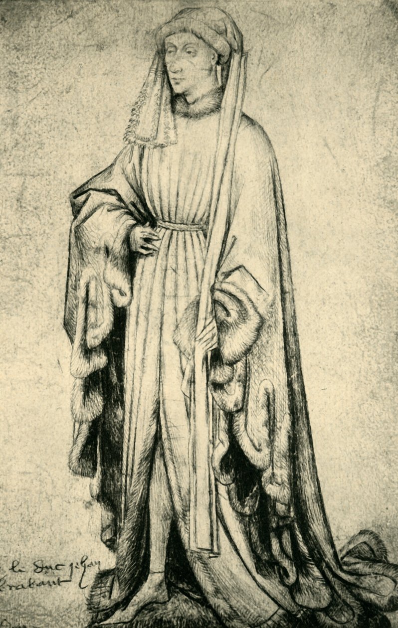 Retrato de João IV, Duque de Brabante, 1460-1470, 1943. de Unbekannt