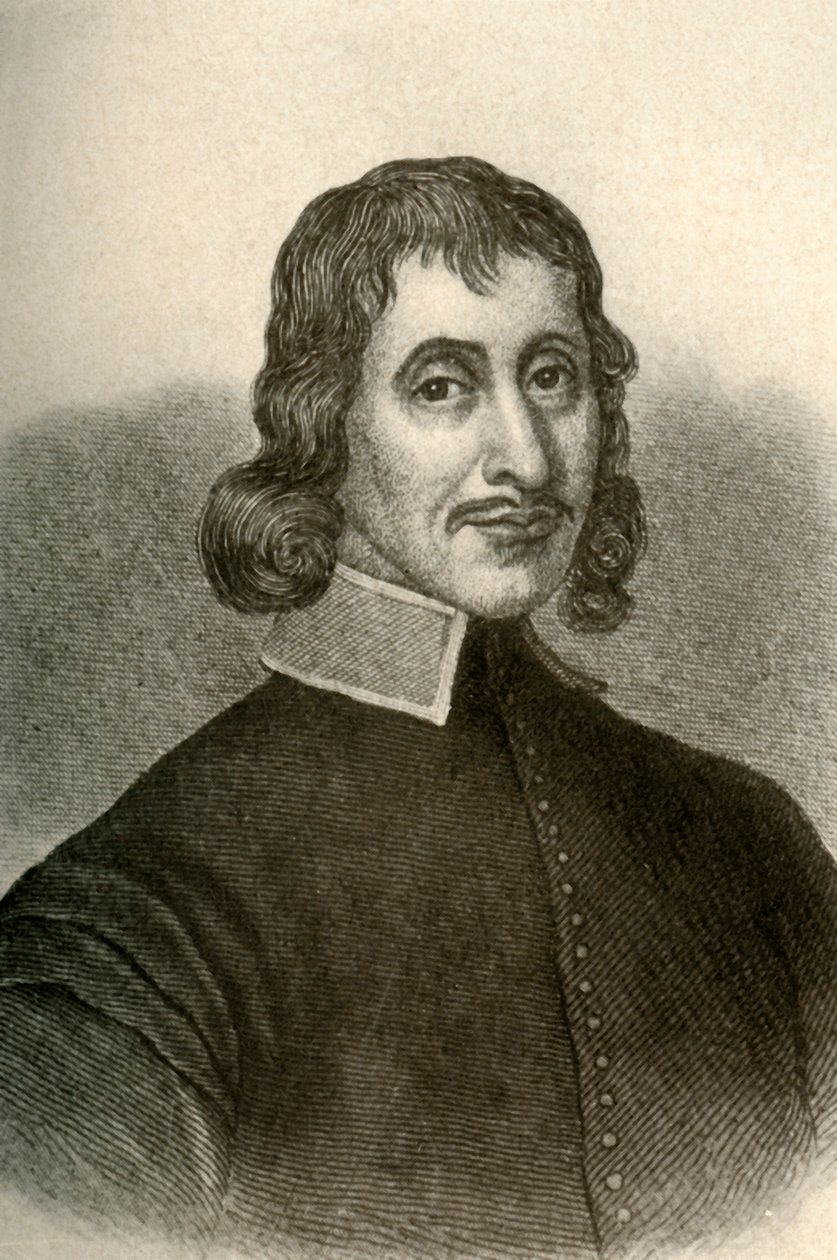 Retrato de John Winthrop, o segundo, em trajes puritanos de Massachusetts, c1640-50, 1937 de Unbekannt