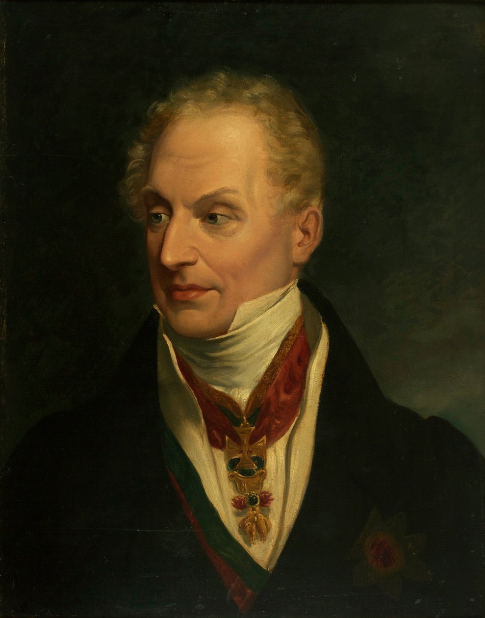 Retrato de Klemens Wenzel, Príncipe de Metternich 1773-1859, c. 1815 de Unbekannt