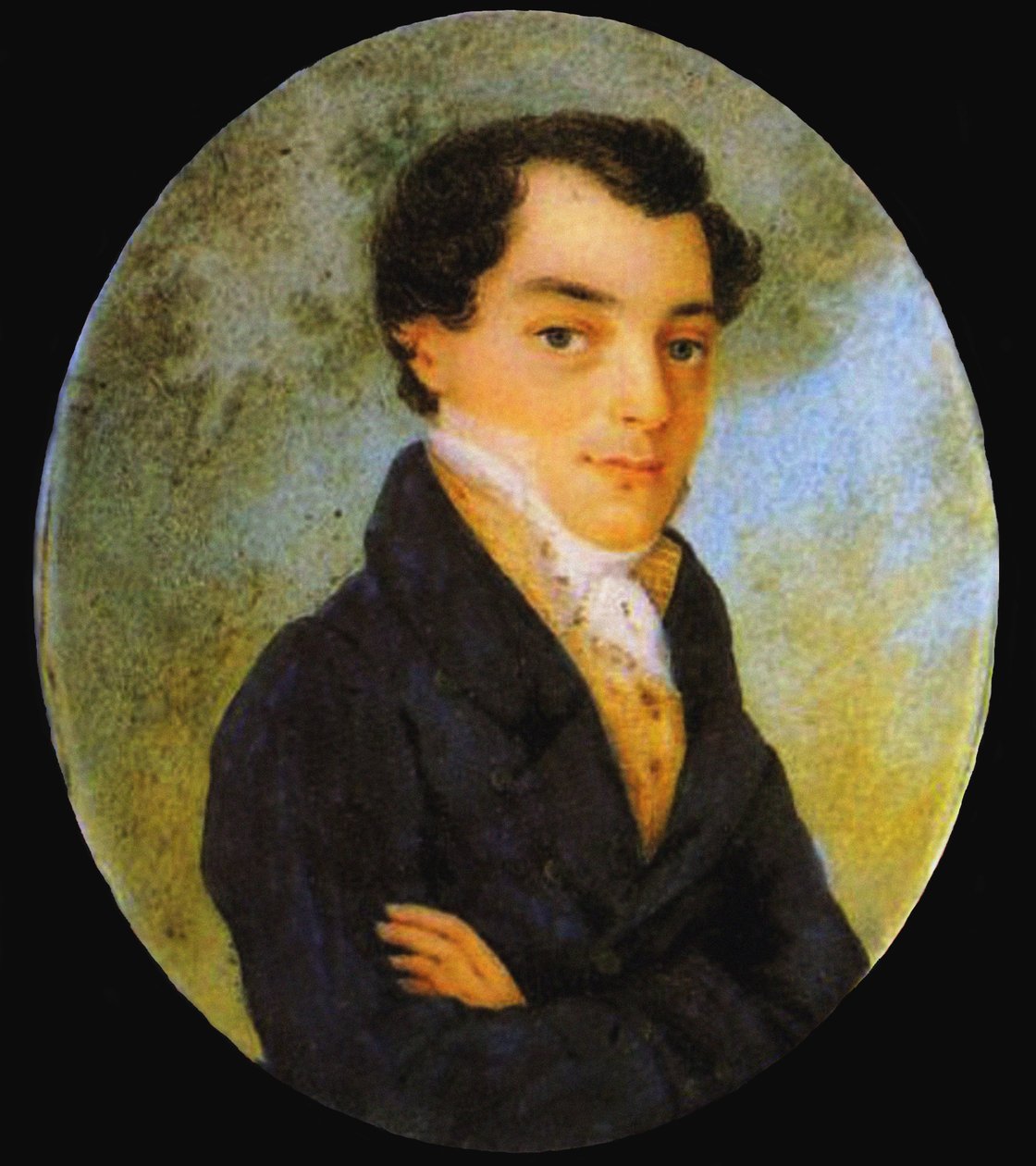 Retrato de Kondraty Fyodorovich Ryleyev 1795-1826, depois de 1826 de Unbekannt