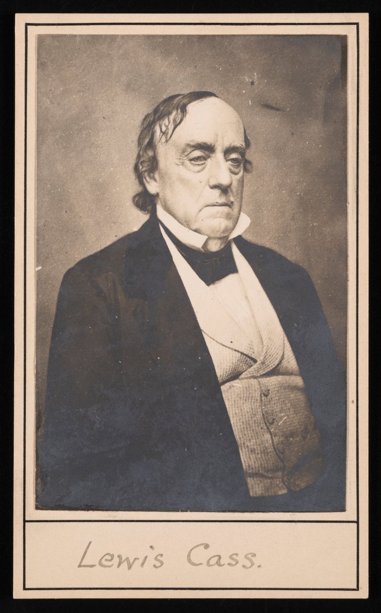 Retrato de Lewis Cass 1782-1866, antes de 1866. de Unbekannt