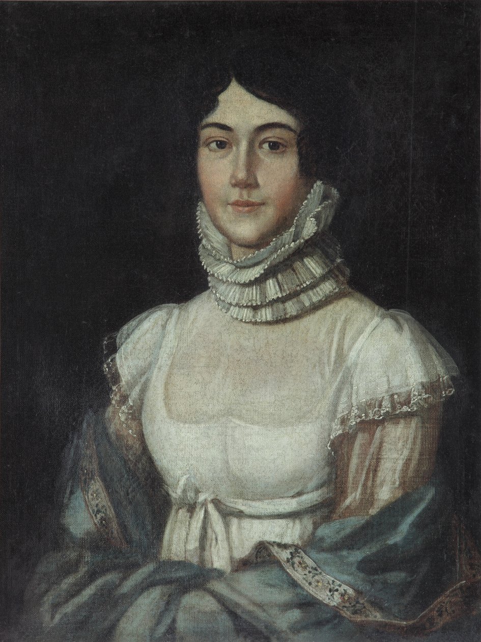 Retrato de Maria Mikhaylovna Lermontova 1795-1817, 1810s de Unbekannt
