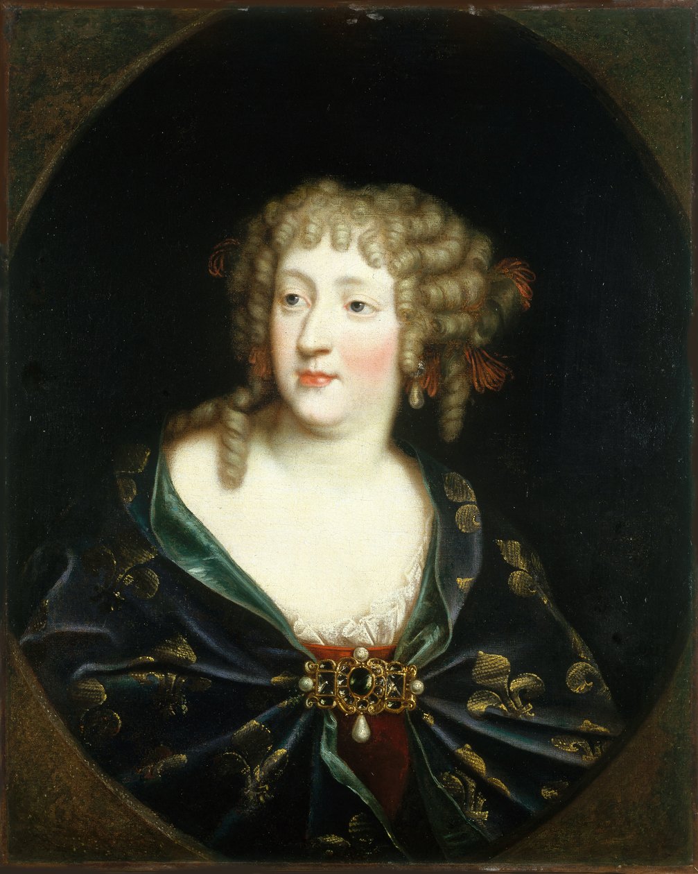 Retrato de Maria Teresa da Espanha 1638-1683, Rainha da França, ca 1675. de Unbekannt