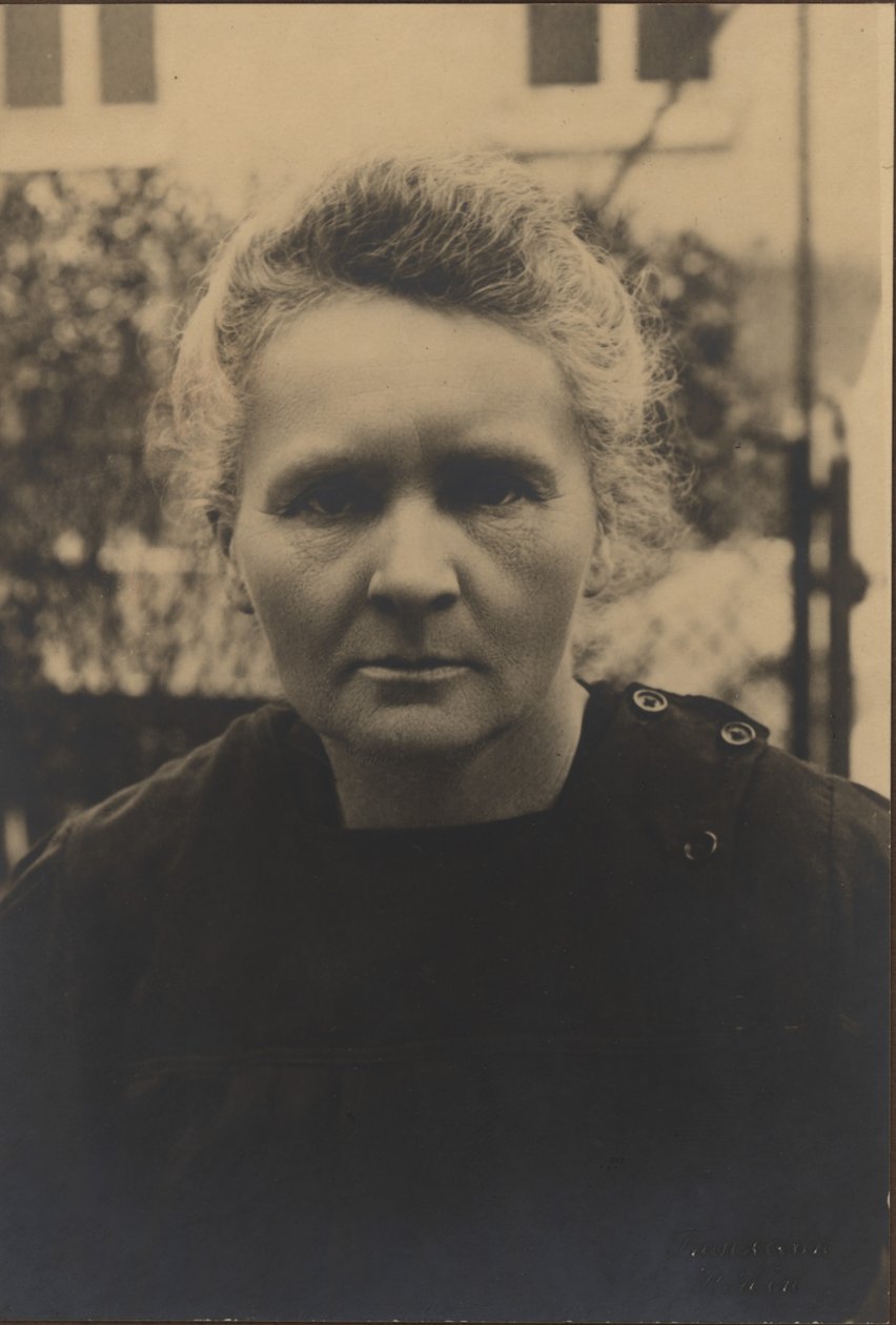 Retrato de Marie Curie 1867-1934 de Unbekannt