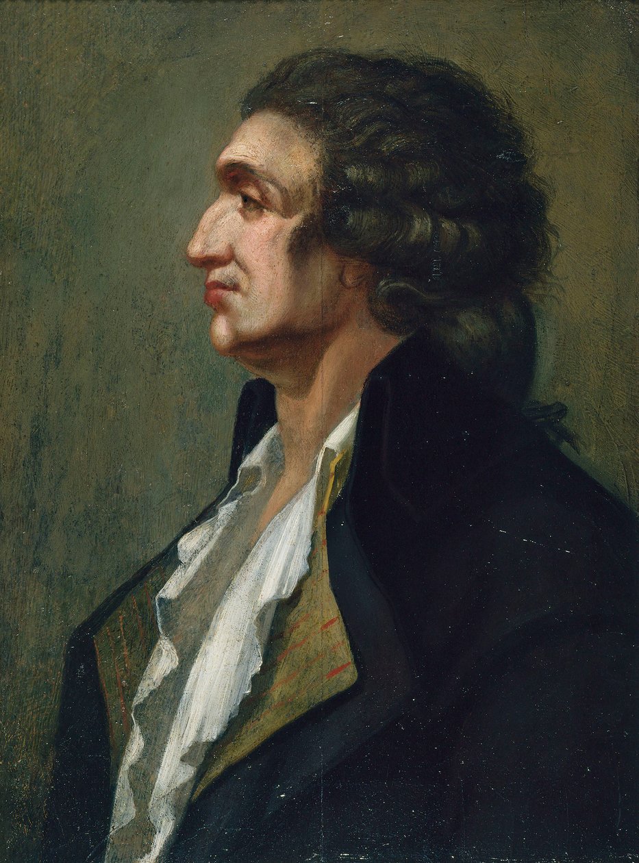 Retrato de Marie Jean Antoine Nicolas Caritat, Marquês de Condorcet, 2ª metade do século XVIII. de Unbekannt