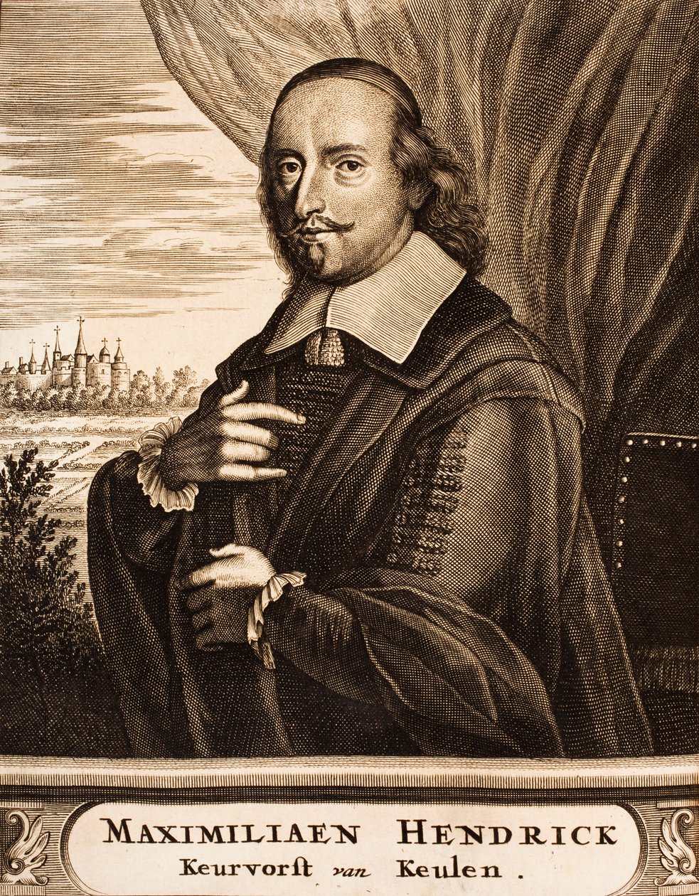 Retrato de Maximilian Henry da Baviera 1621-1688, Arcebispo de Colônia, 1675. de Unbekannt