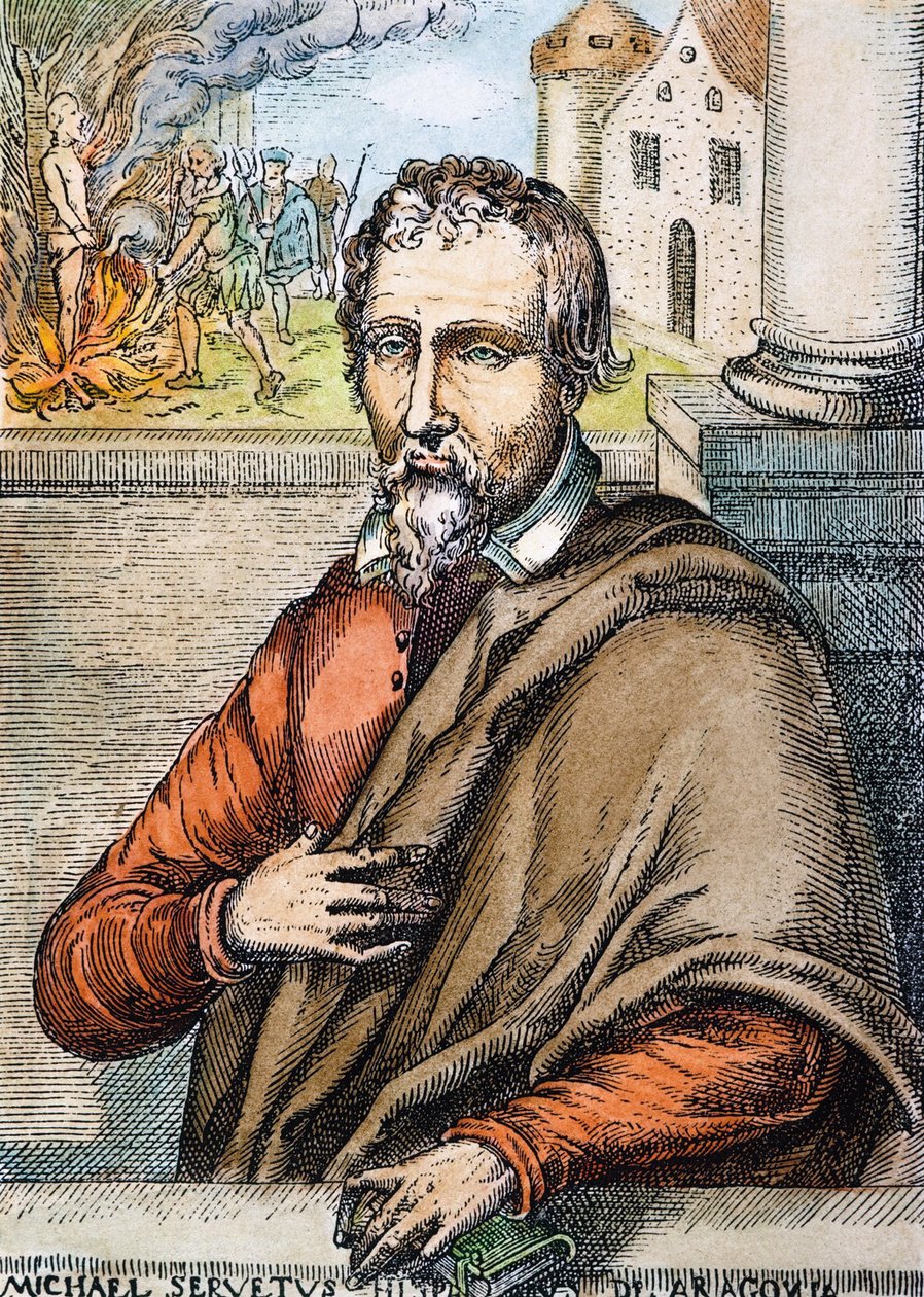 Retrato de Miguel Servet, início do século XVIII de Unbekannt