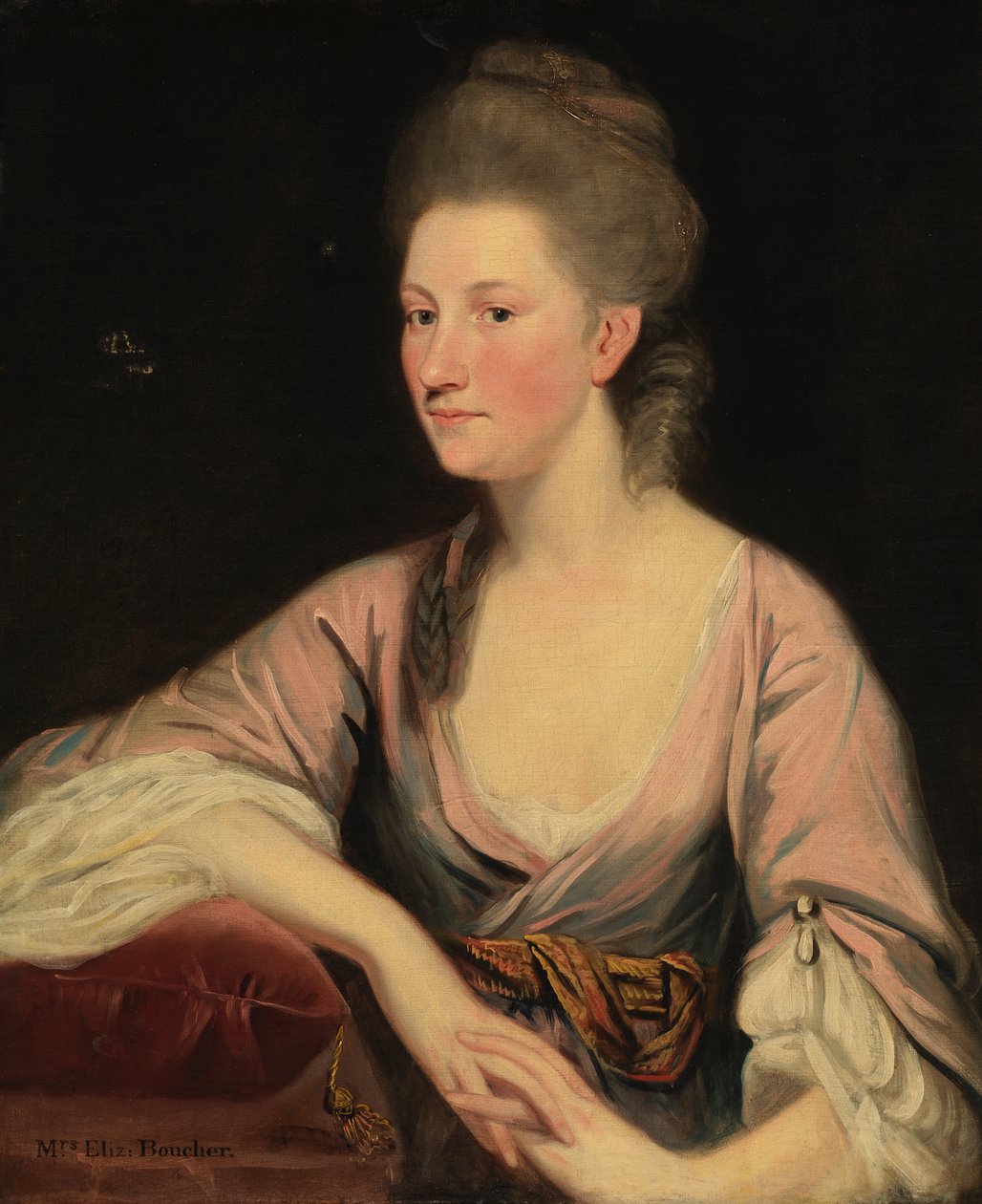 Retrato da Sra. Elizabeth Boucher, século XVIII. de Unbekannt