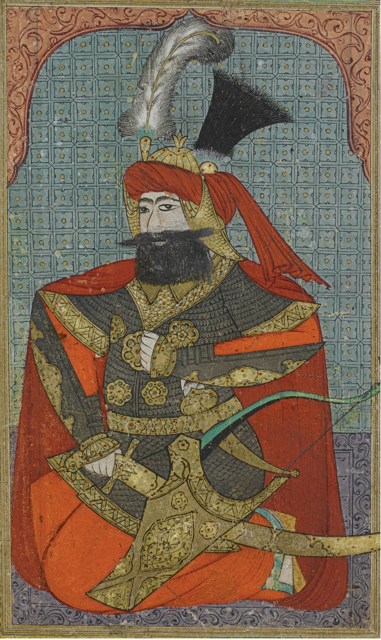 Retrato de Murad IV 1612-1640, Sultão do Império Otomano, c. 1710 de Unbekannt