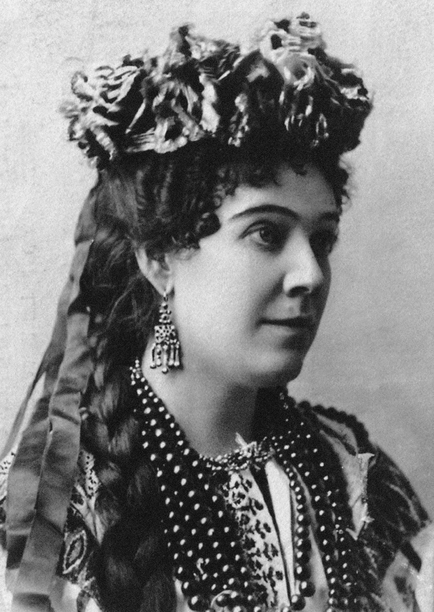 Retrato de Nadezhda Ivanovna Zabela-Vrubel 1868-1913, 1898. de Unbekannt