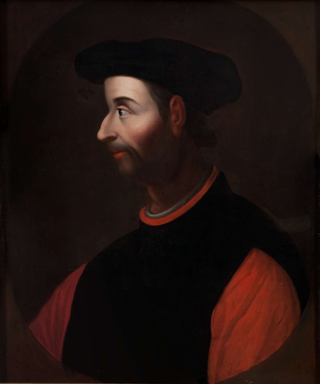 Retrato de Niccolò Maquiavel 1469-1527, último quartel do século XVII de Unbekannt