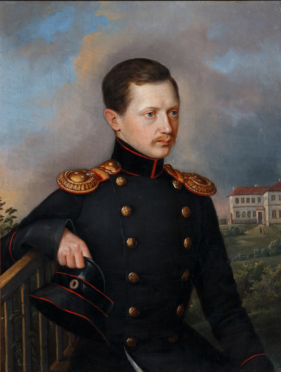 Retrato de Nikolai Semyonovich Korsakov 1819-1889, ca. 1849 de Unbekannt
