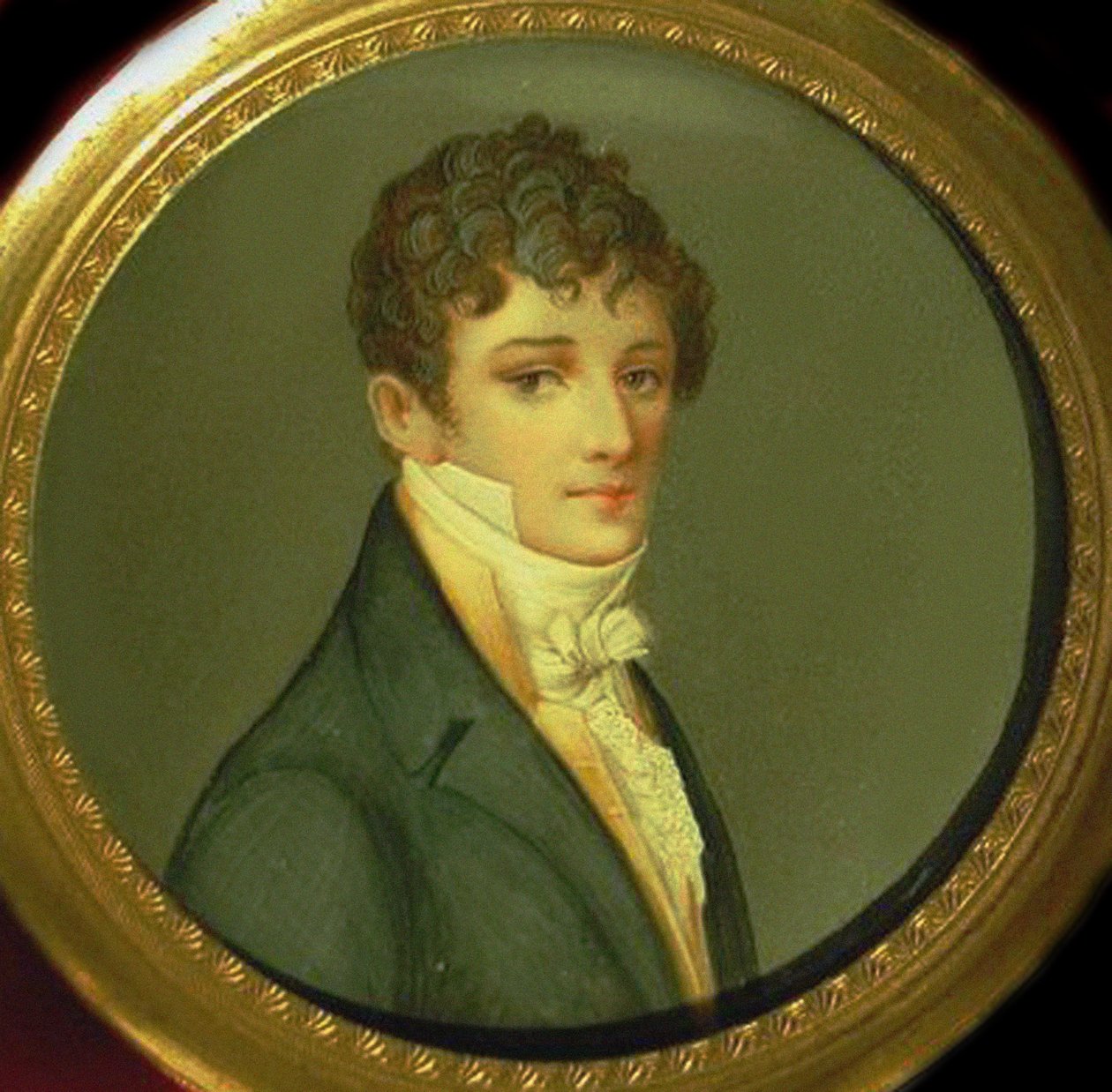 Retrato de Nikolay Afanasyevich Goncharov 1787-1861, pai de Natalia Pushkinas de Unbekannt