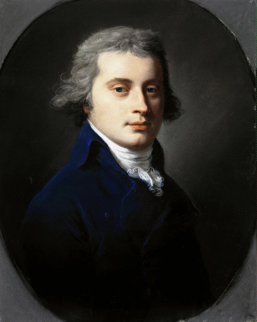 Retrato de Pavel Petrovich Bakunin 1766-1805, 1790s de Unbekannt